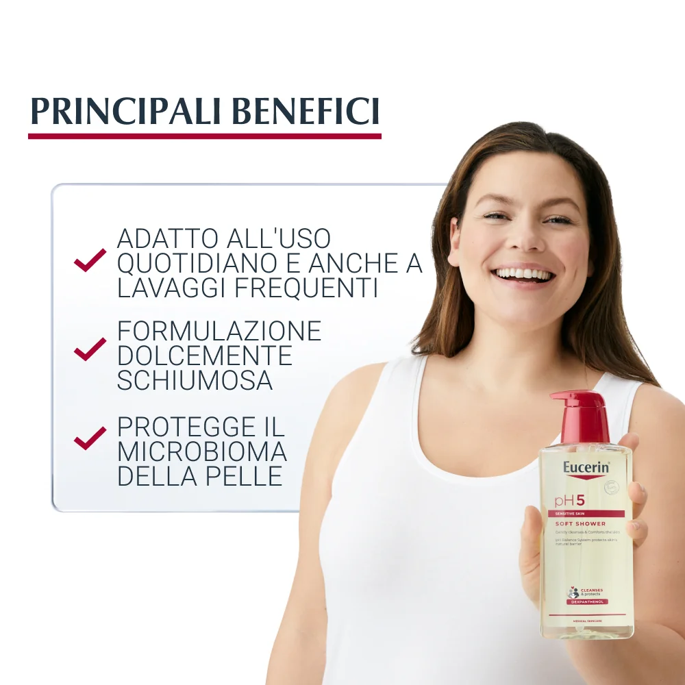 Eucerin pH5 Gel Doccia Dermoprotettivo 400 ml Pelle Sensibile