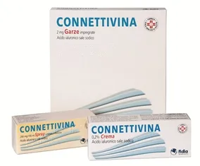 Connettivina 2 mg 10 Garze 10x10 cm