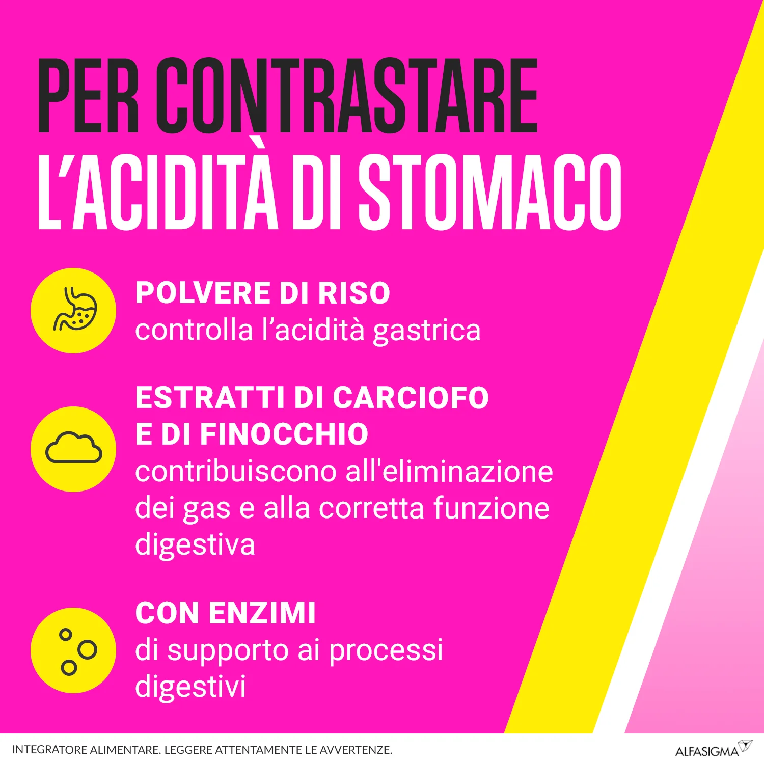 Alfasigma Biochetasi Digestione e Acidità 20 Compresse Masticabili Aroma al limone