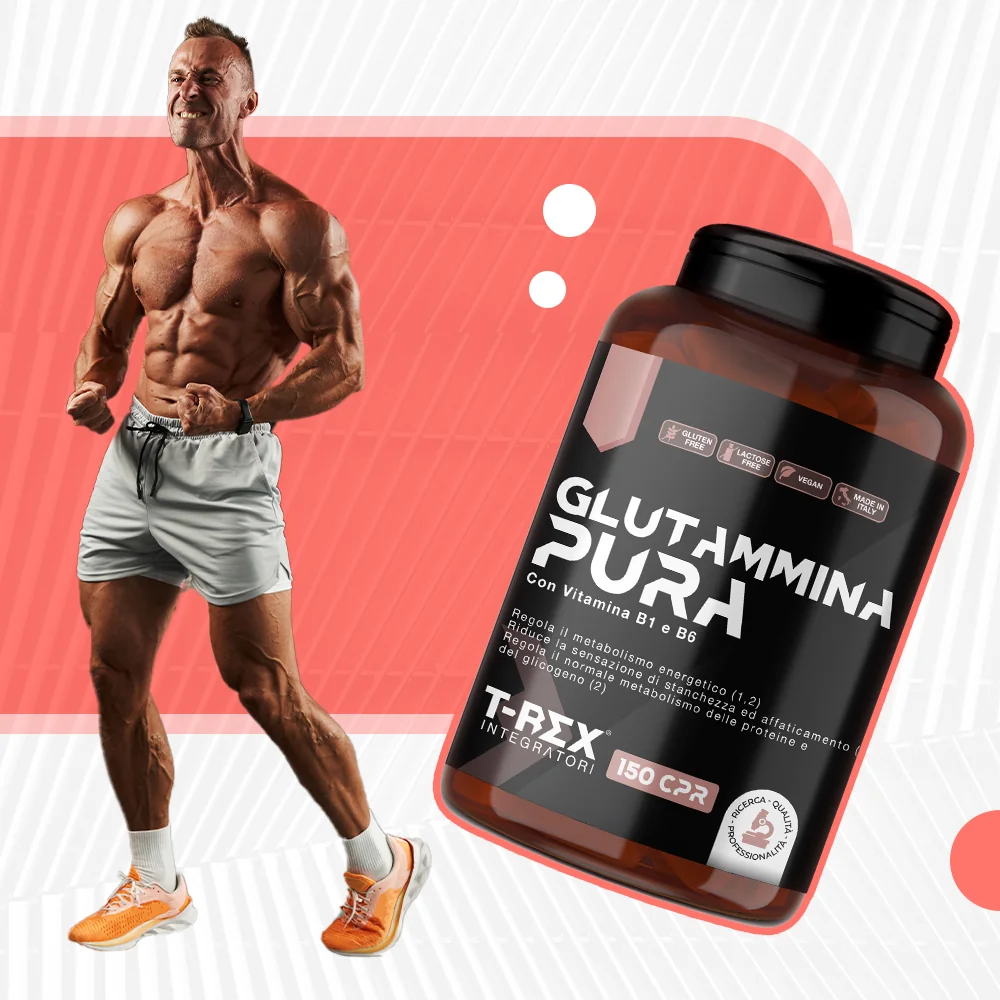 T-Rex Glutammina Pura 250G Recupero Muscolare