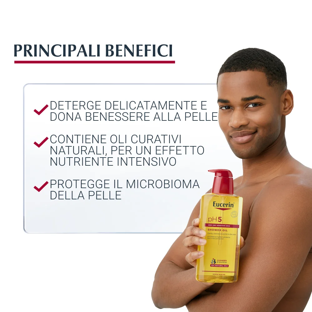 Eucerin Olio Doccia 400 ml Pelli Sensibili