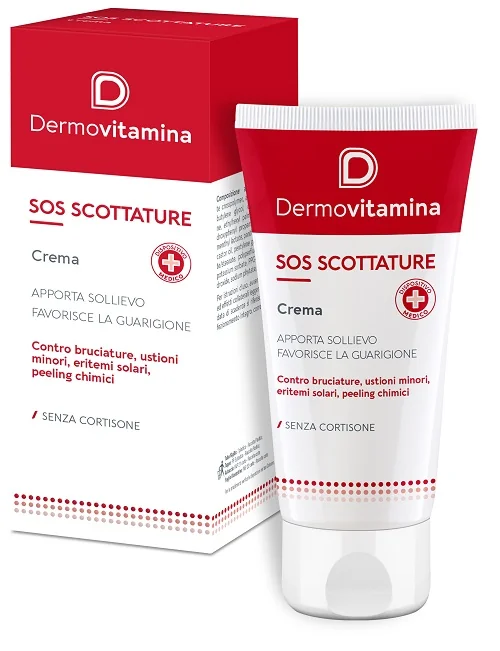 Dermovitamina Scottature Sole Crema 150 ml Per Eritemi Solari e Arrossamenti