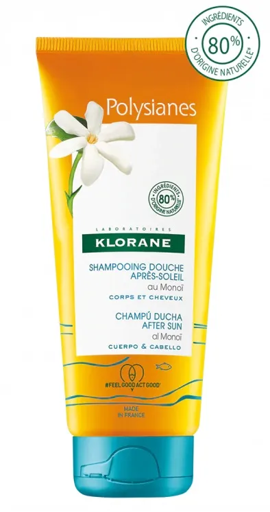 Klorane Polysianes Shampoo Doccia Doposole al Monoï 200 ml