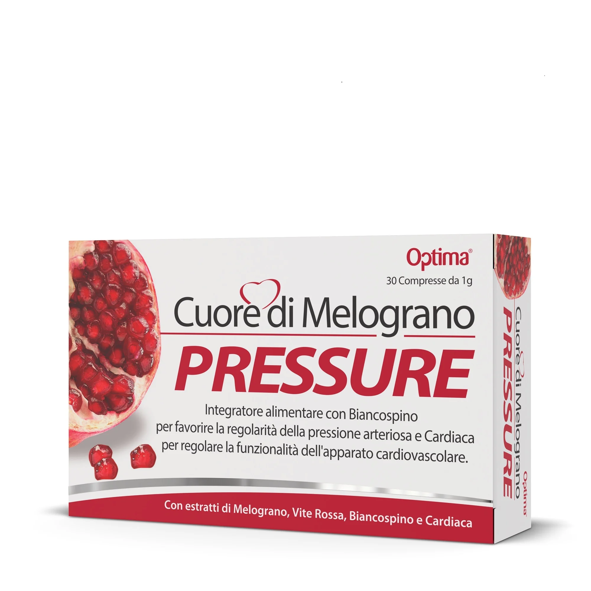 Optima Cuore Di Melograno Pressure 30 Compresse Integratore per la Pressione
