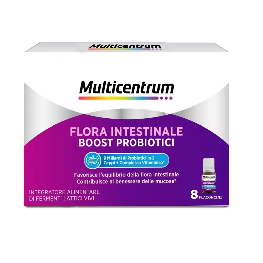 Multicentrum Duobiotico 8 Flaconcini 7 ml Integratore Probiotico