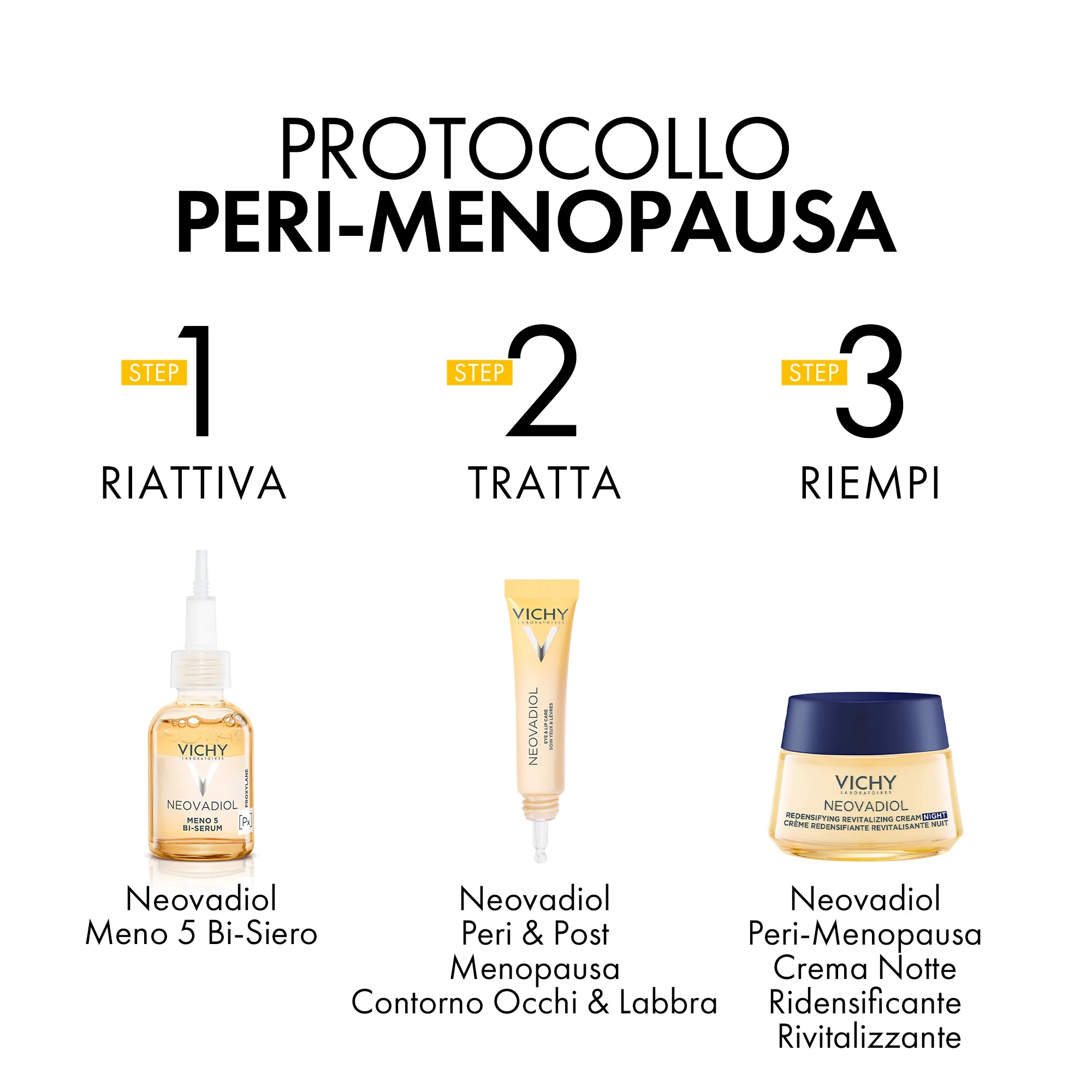 Vichy Neovadiol Pre-Menopausa Crema Notte 50 ml Ridensificante e Rivitalizzante