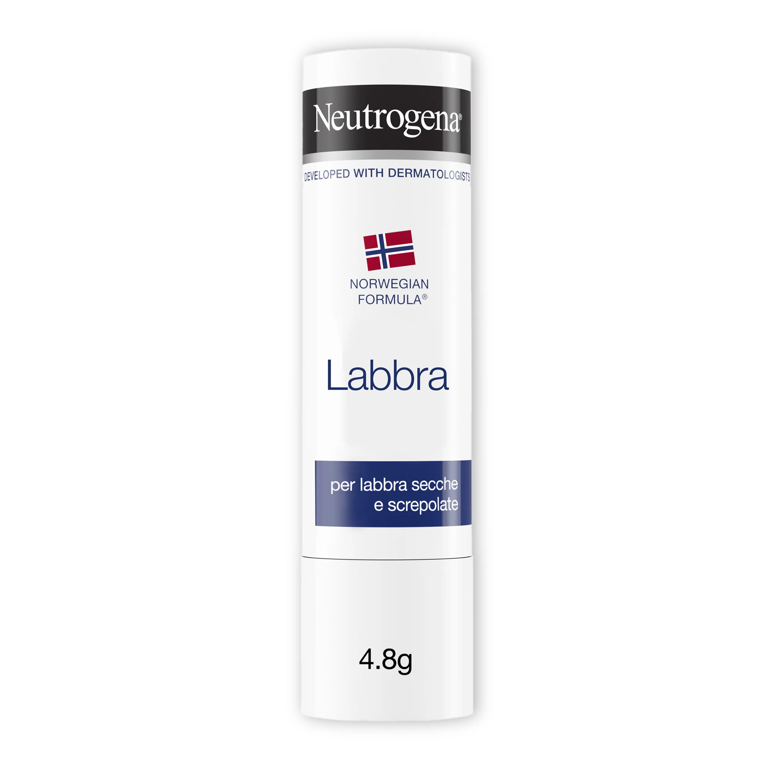 Neutrogena Formula Norvegese Balsamo Labbra Stick 4.8 g Burrocacao per labbra secche e screpolate