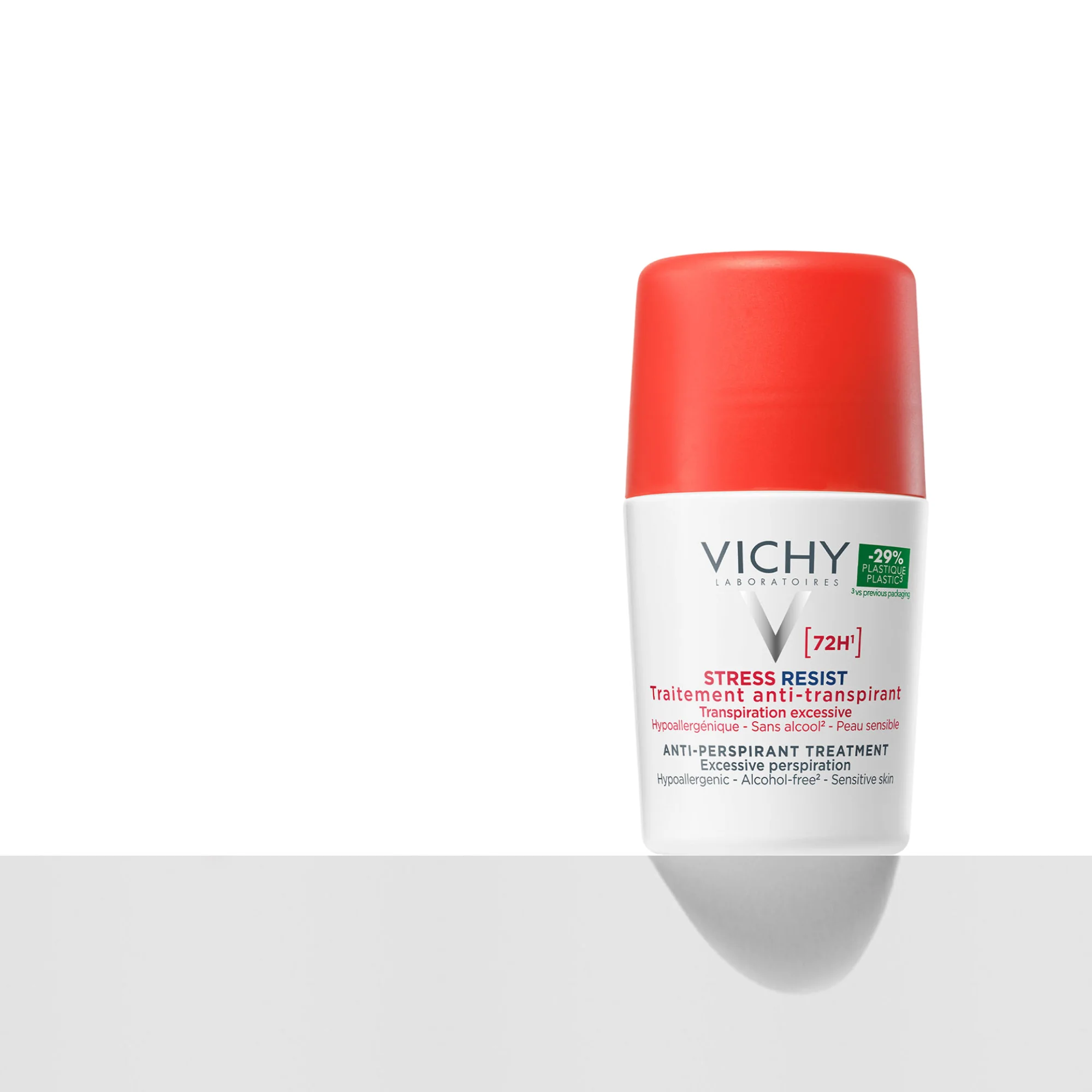 Vichy Deodorante Stress resist Roll-On 50 Ml Deodorante Antitraspirante ad azione intensiva