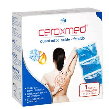 Ceroxmed Cuscinetto Caldo Freddo 11x24 cm Riutilizzabile