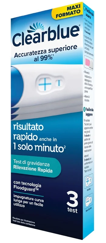 Clearblue Test Gravidanza 3Pz Risultati rapidi