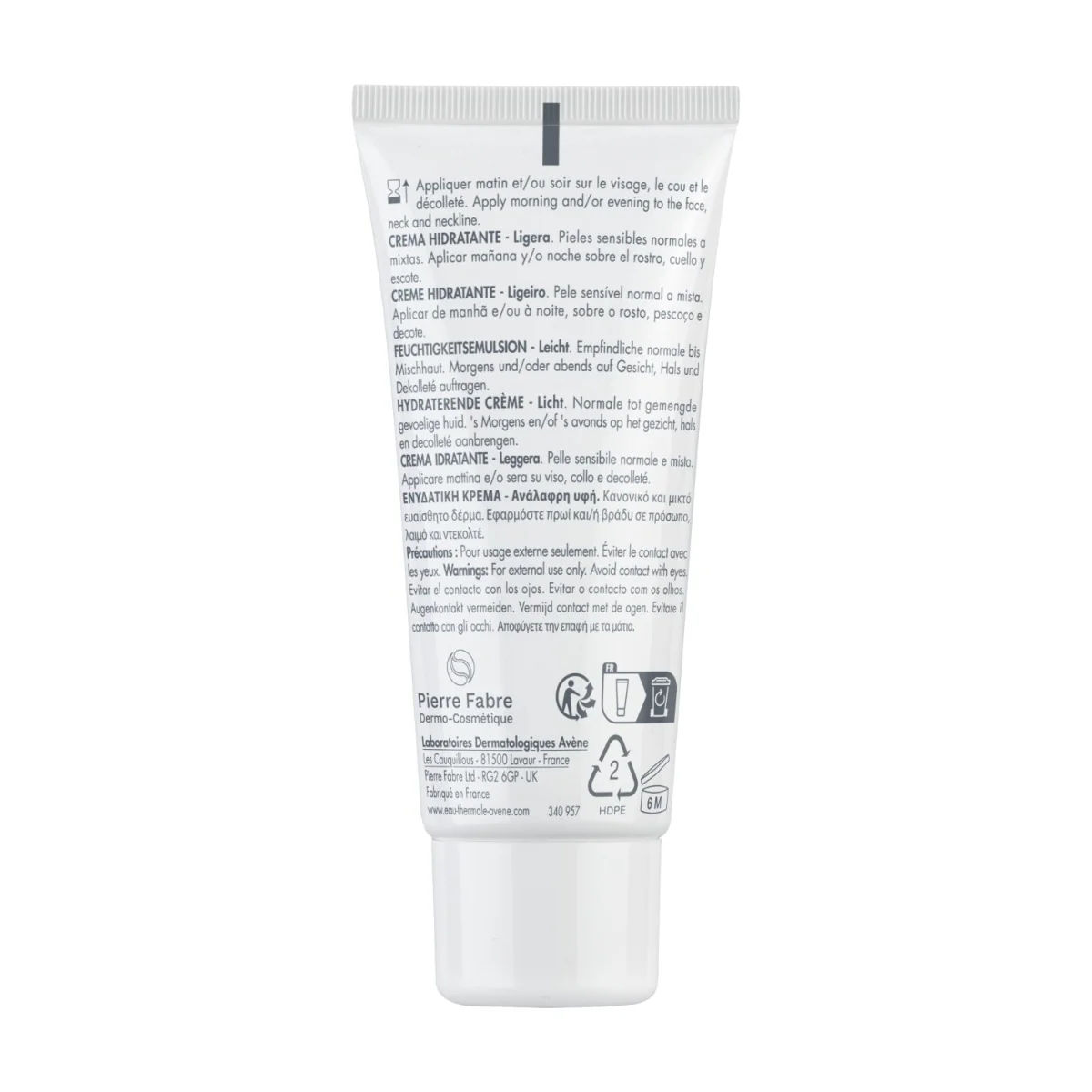 Avene Hydrance Crema Leggera 40 Ml