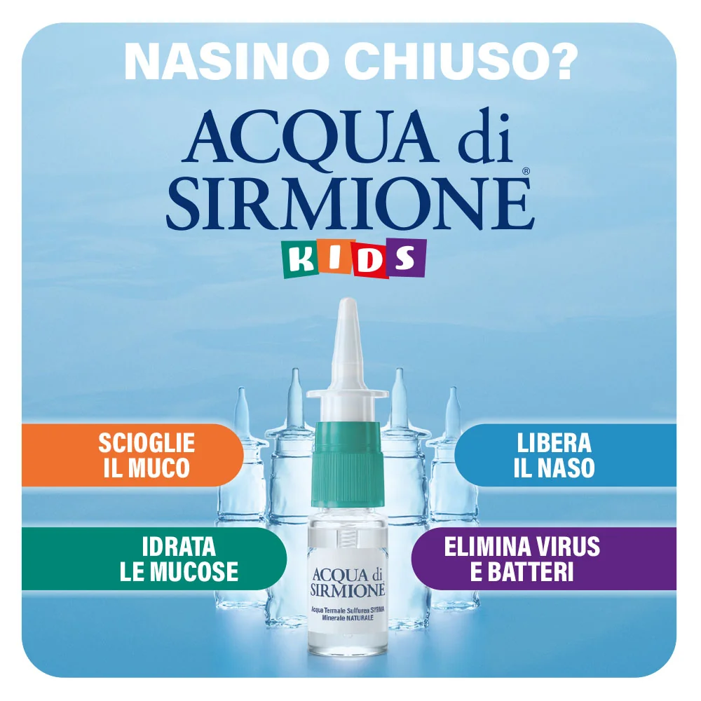 Acqua Sirmione Kids Gocce Soluzione Nasale Bambini