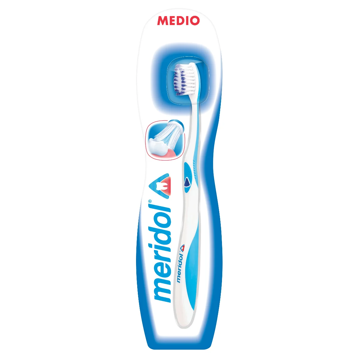 Meridol Medio Spazzolino 1 Pezzo Setole Delicate Contro il Sanguinamento