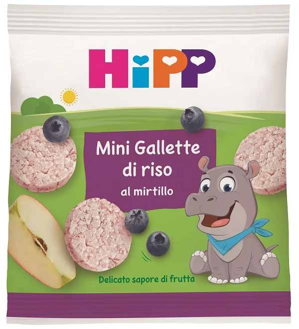 Hipp Mini Gallette Di Riso Al Mirtillo 30 G