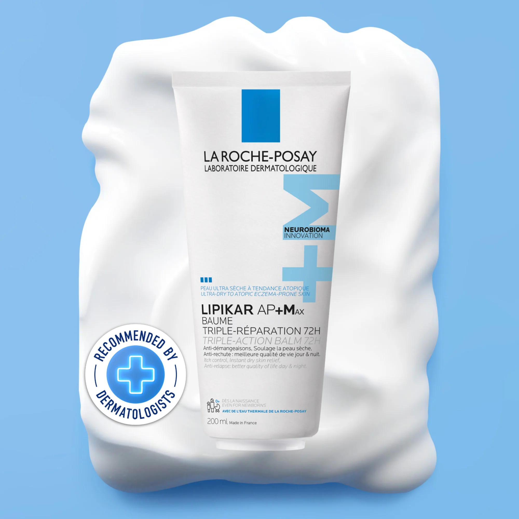 Lipikar Baume Ap+Max 200 Ml Azione Idratante e Protettiva