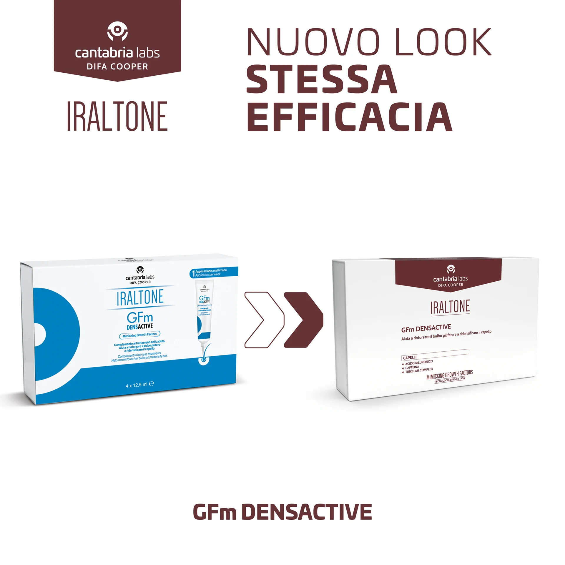 Iraltone Gfm Densactive Gel 4 Tubi Azione Idratante del Cuoio Capelluto