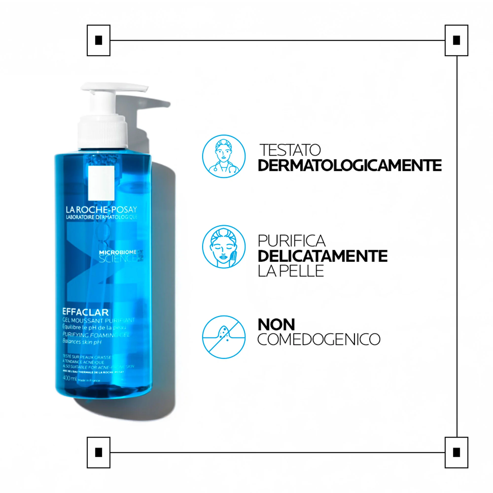 La Roche Posay Effaclar Gel Anti-imperfezioni 400 Ml Detergente purificante