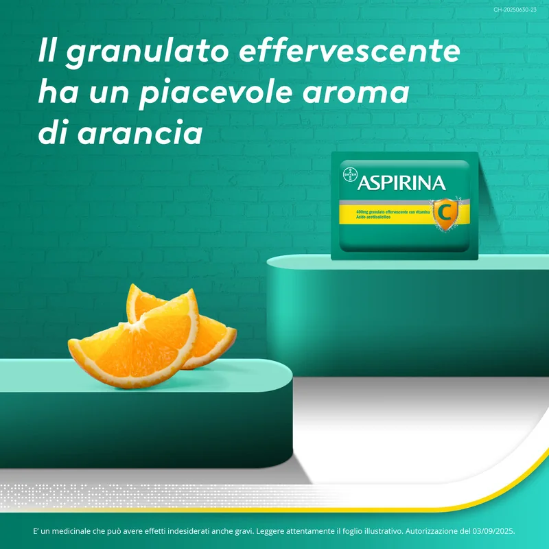 Aspirina C 10 Bustine Raffreddore Febbre e Influenza