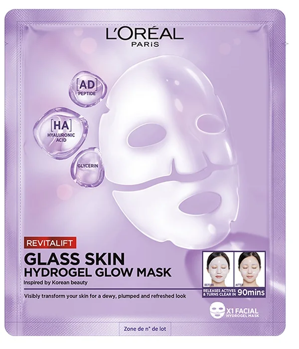 L'Oreal Paris Revitalift Filler Glass Skin Maschera Viso 1 Pezzo