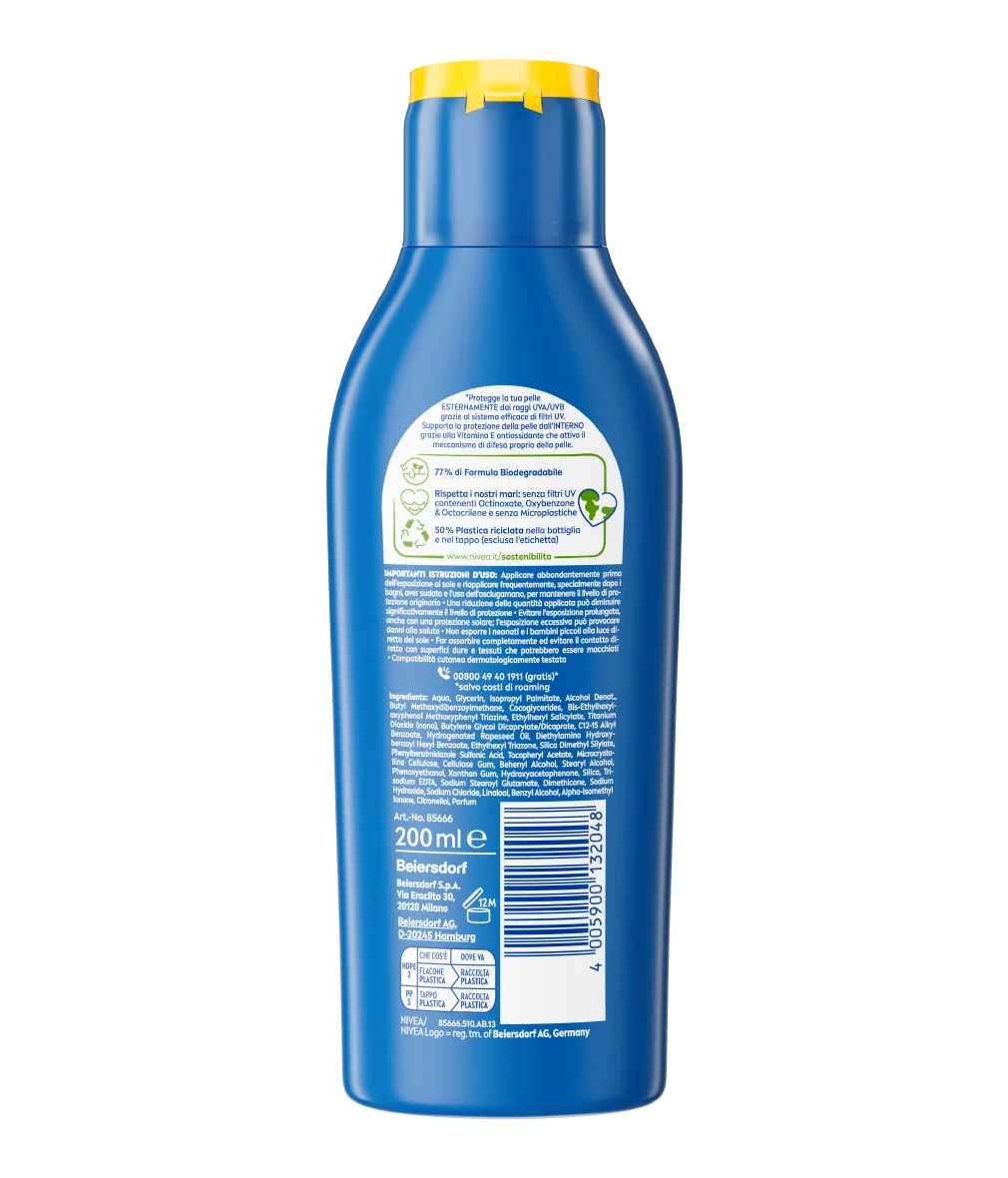 Nivea Sun Latte Solare Protect & Hydrate Protezione Solare