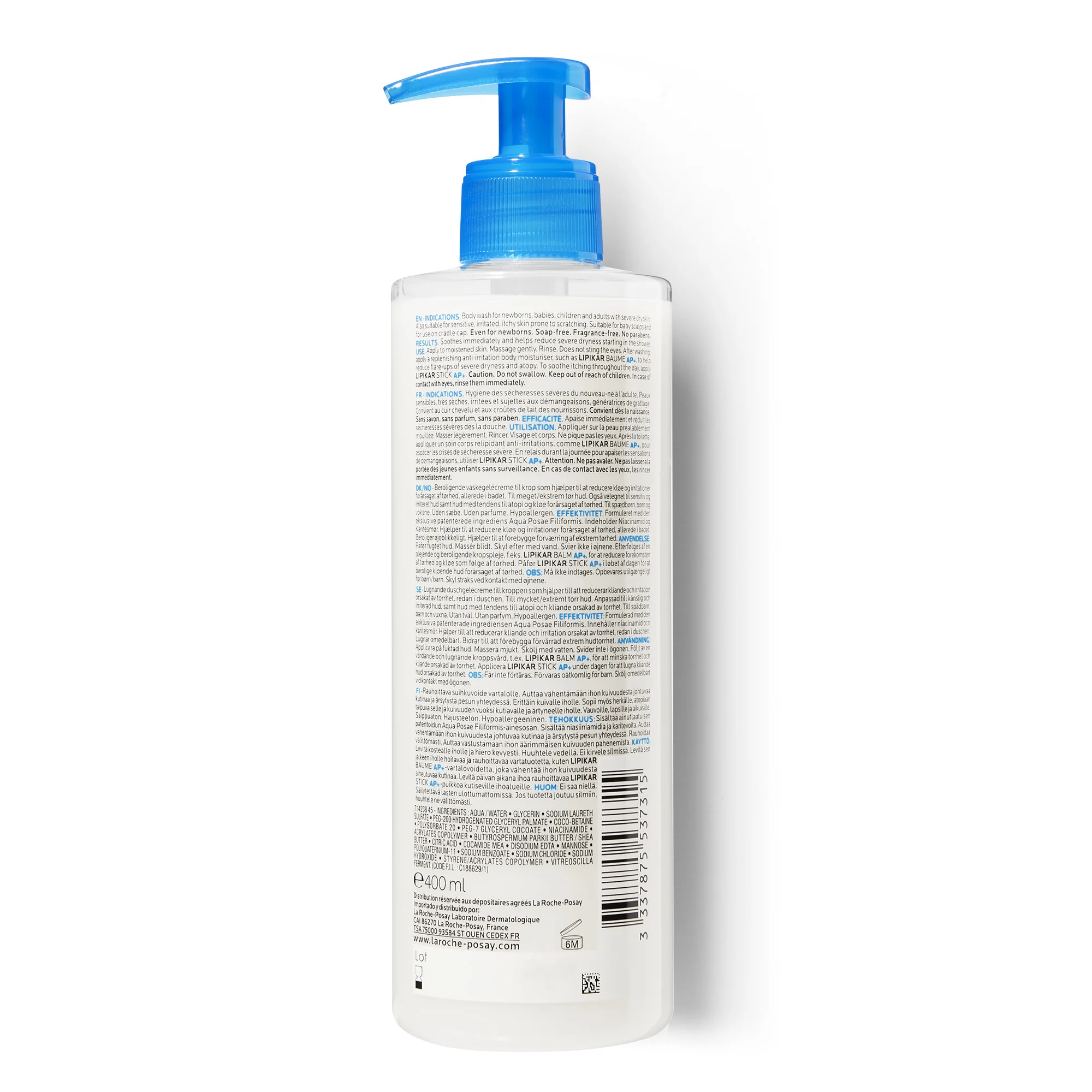 La Roche Posay Lipikar Syndet AP+ 400 Ml Detergente Idratante