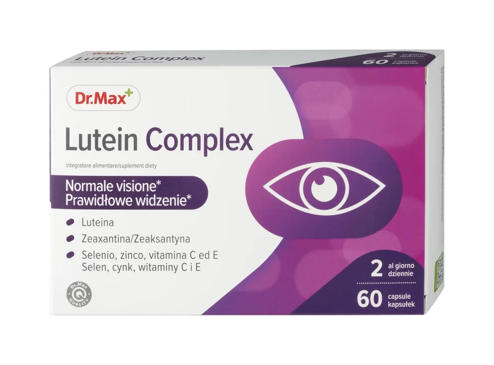 Dr. Max Lutein Complex 60 Capsule Benessere della Vista