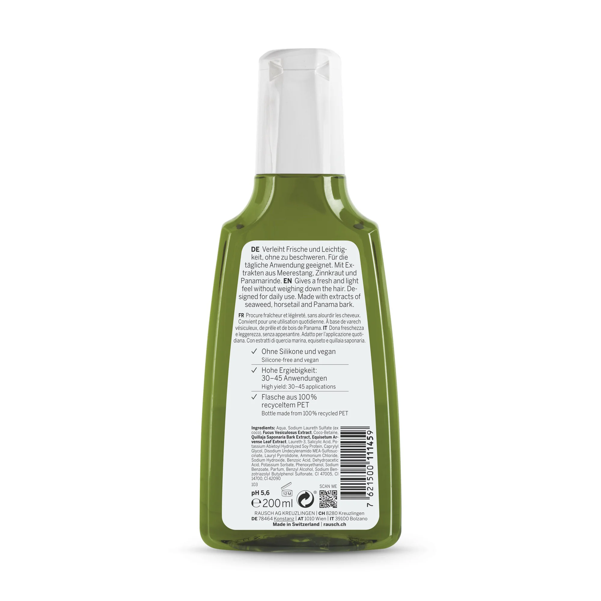 Rausch Shampoo Antisebo Alla Quercia Marina 200 Ml