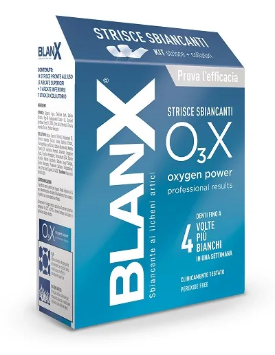 BlanX O3X Kit 14 Strisce Sbiancanti + 7 Stick di Collutorio