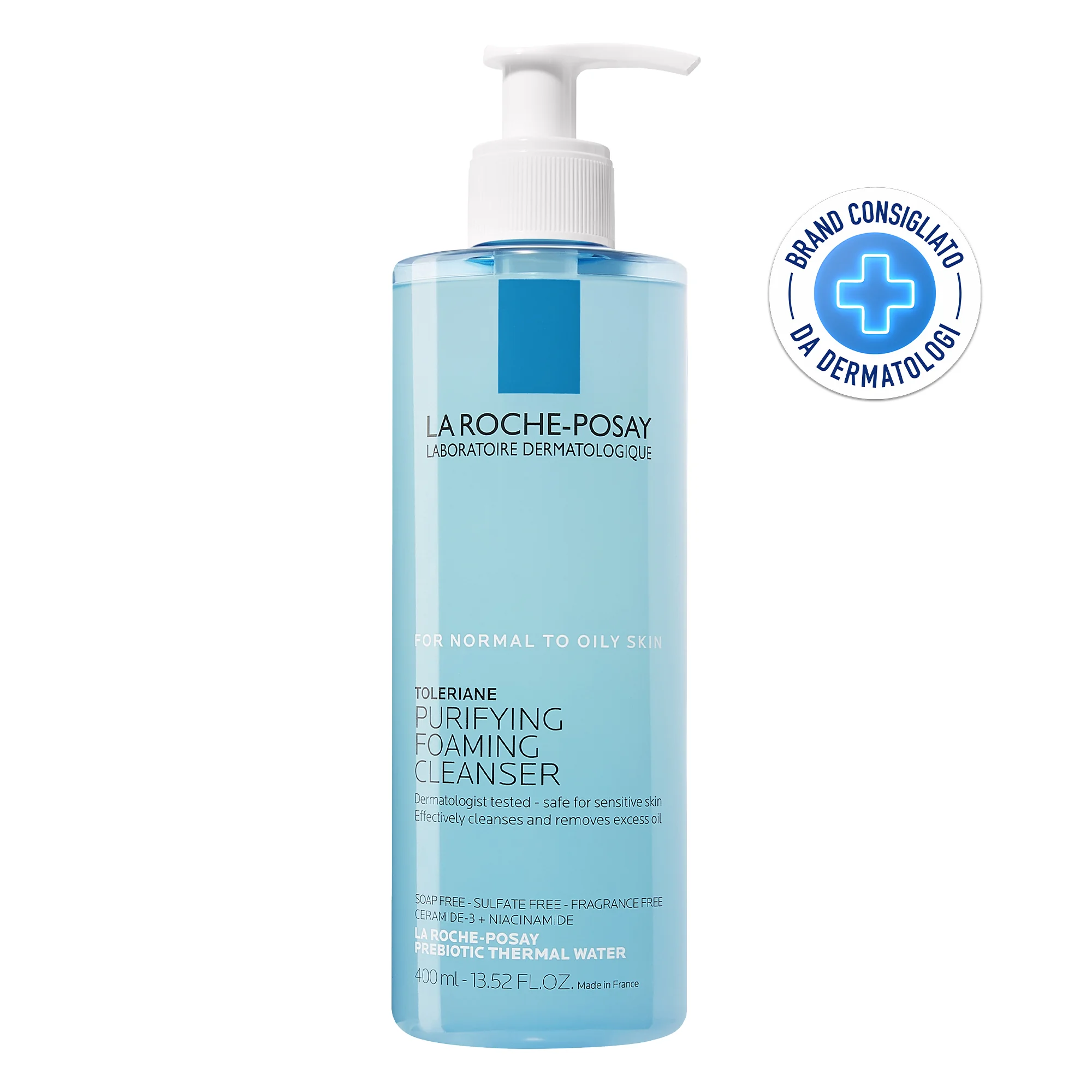La Roche Posay Toleriane Gel Detergente 400 Ml Idratante e purificante