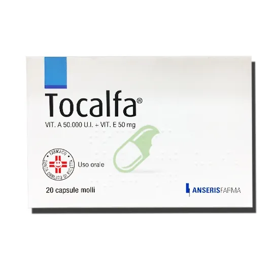 Tocalfa 20 Capsule Molli 50000 Ui + 50 mg