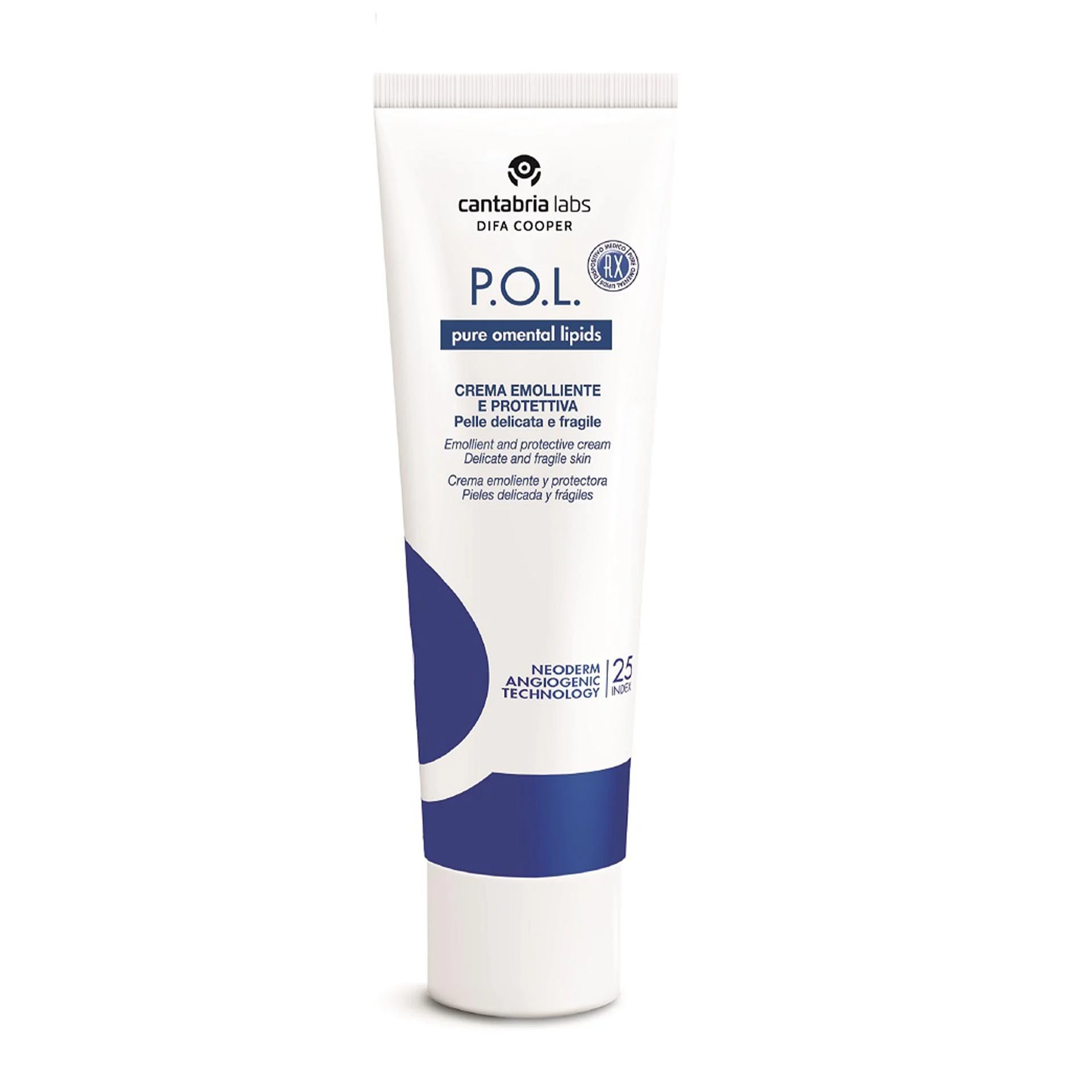 P.O.L. Crema Emolliente e Protettiva 250 ml Crema Riparatrice Antidecubito