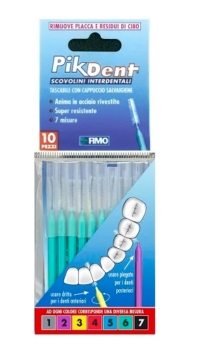 Pikdent Scovolino Interdentale 3 Giallo 0,6mm 10 Pezzi