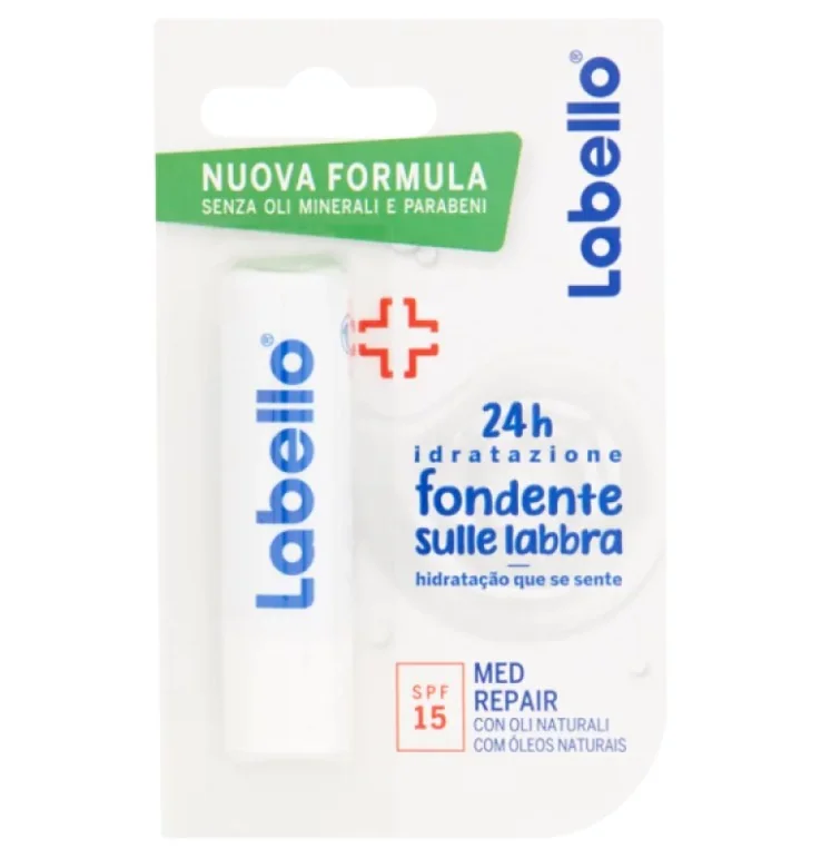 Labello Med Repair SPF 15 Stick Labbra 5,5 ml Protegge, Idrata e Ripara