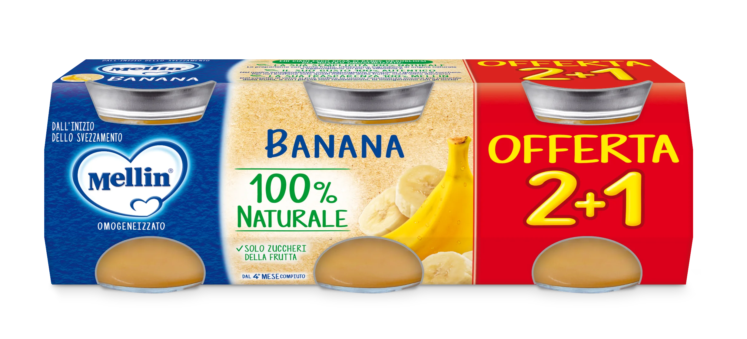 Mellin Omog Banana 3Pz 1G
