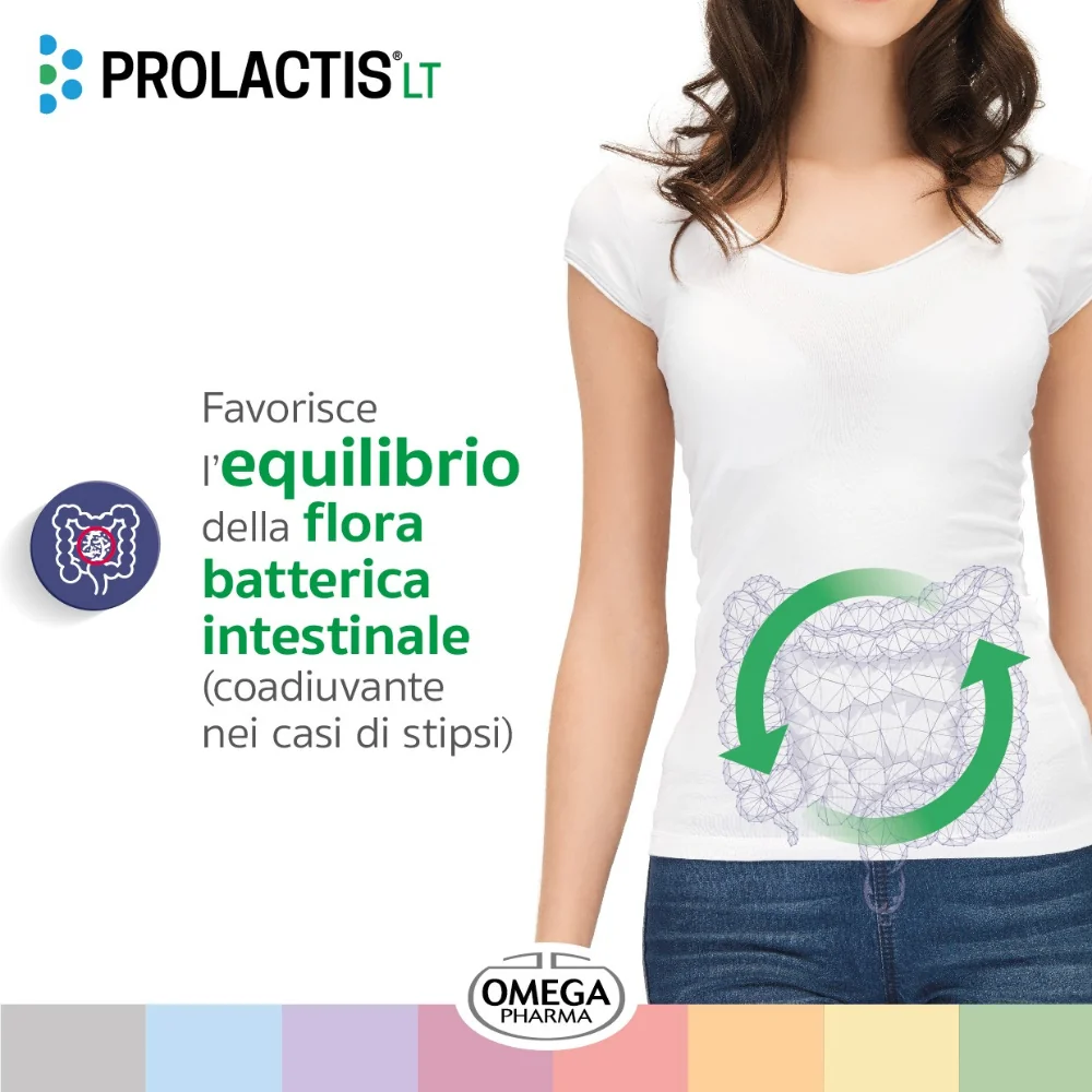 Prolactis LT Integratore Intestinale 14 Bustine Benessere Flora Batterica Intestinale