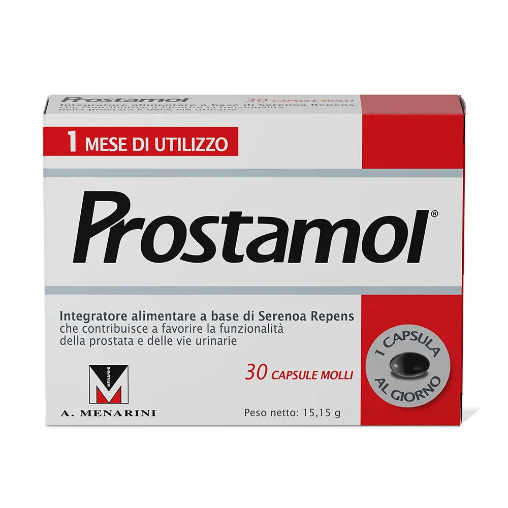 Prostamol 30 Capsule Molli Integratore Prostata e Vie Urinarie