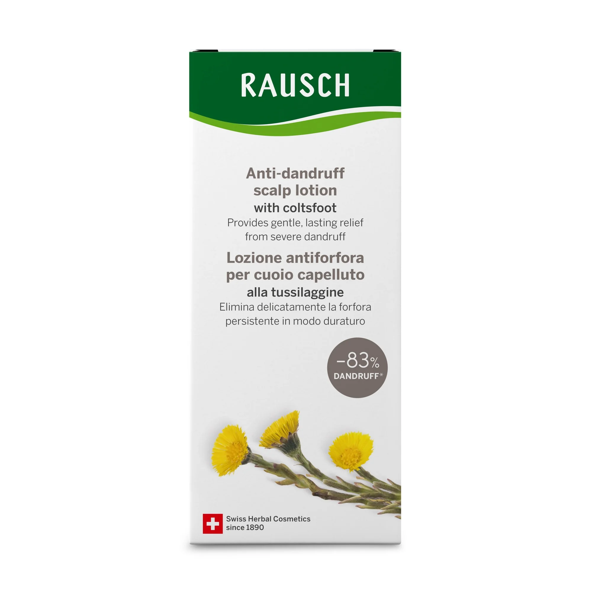 Rausch Lozione Antiforfora Per Cuoio Capelluto Alla Tussilaggine 200 Ml