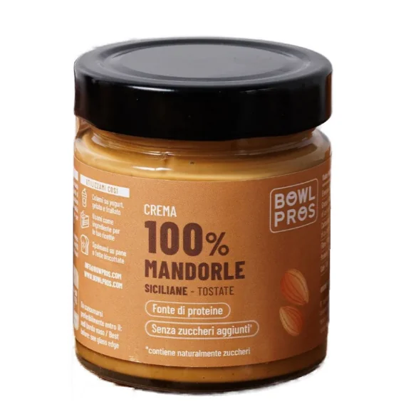Crema 100% Mandorle Tostat200G Con 1 Solo Ingrediente