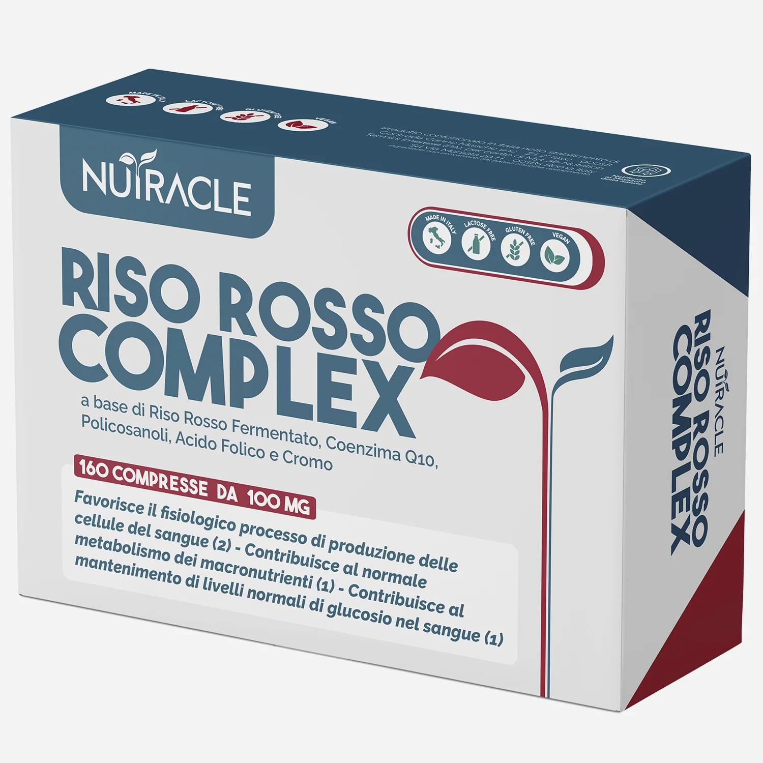 Nutracle Riso Rosso 160Cpr Benessere Cardiaco