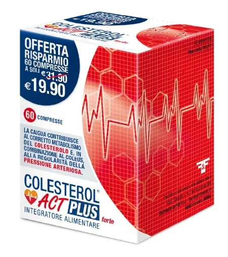 Colesterol Act Plus Forte 60 Compresse Benessere Cardiocircolatorio