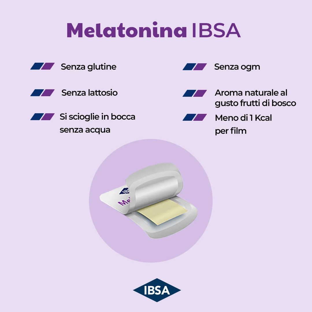 Melatonina Ibsa 30 Film Orali Stress e Insonnia