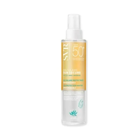 Svr Sun Secure Eau Solaire Spf50+ in Travel Size da 100ml Protezione solare bifasica