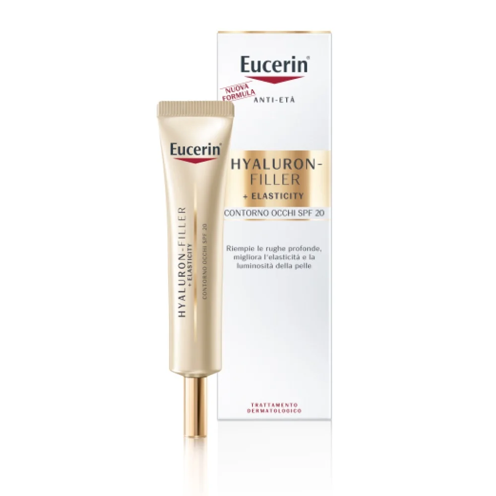 Eucerin Hyaluron-Filler+Elasticity Contorno Occhi 15 ml Anti-età 