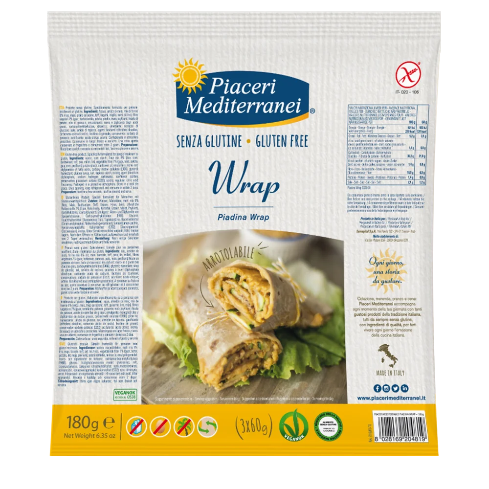 Piaceri Medit Piadina Wrap180 g