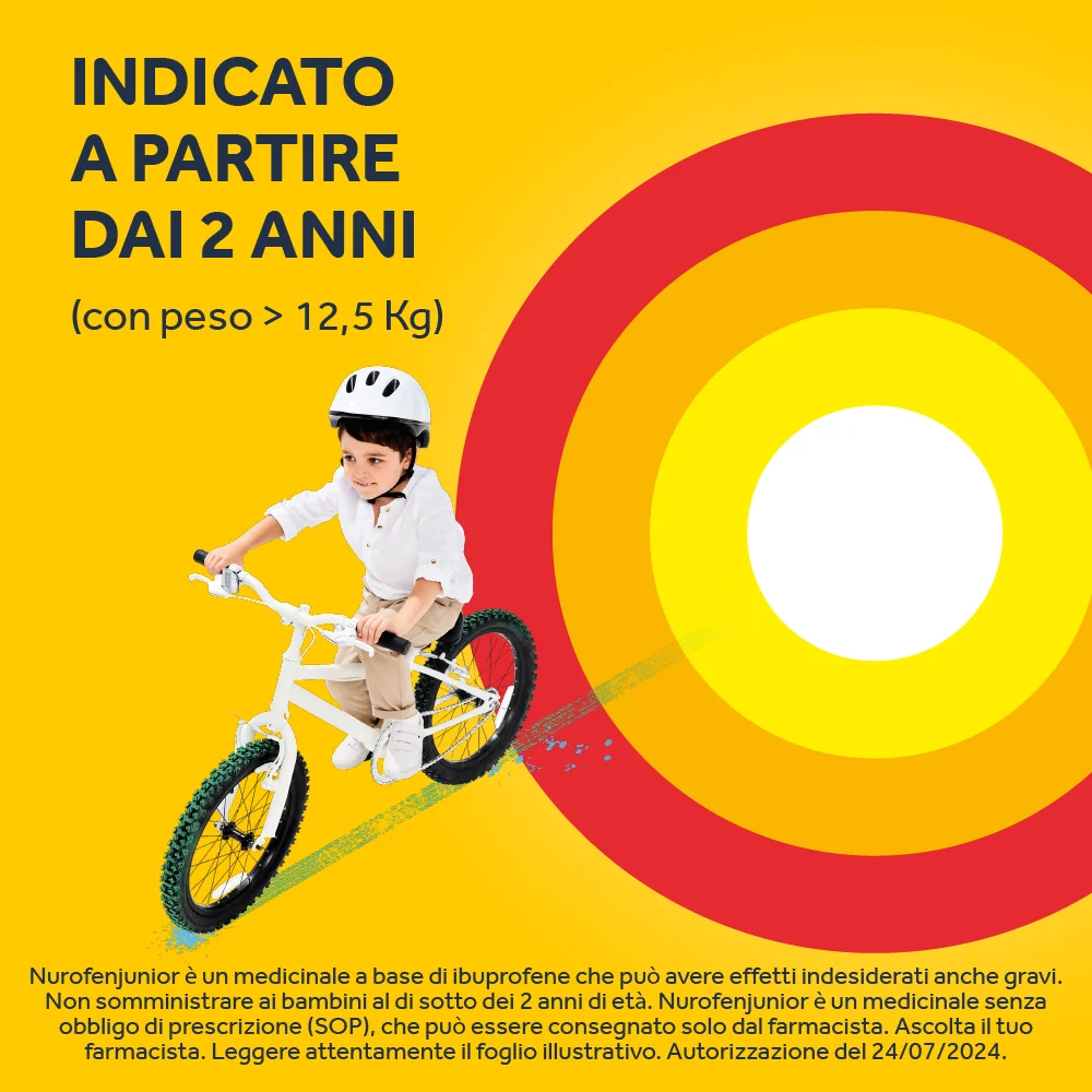 Nurofen Junior Bambini 125 mg Ibuprofene 10 Supposte Febbre