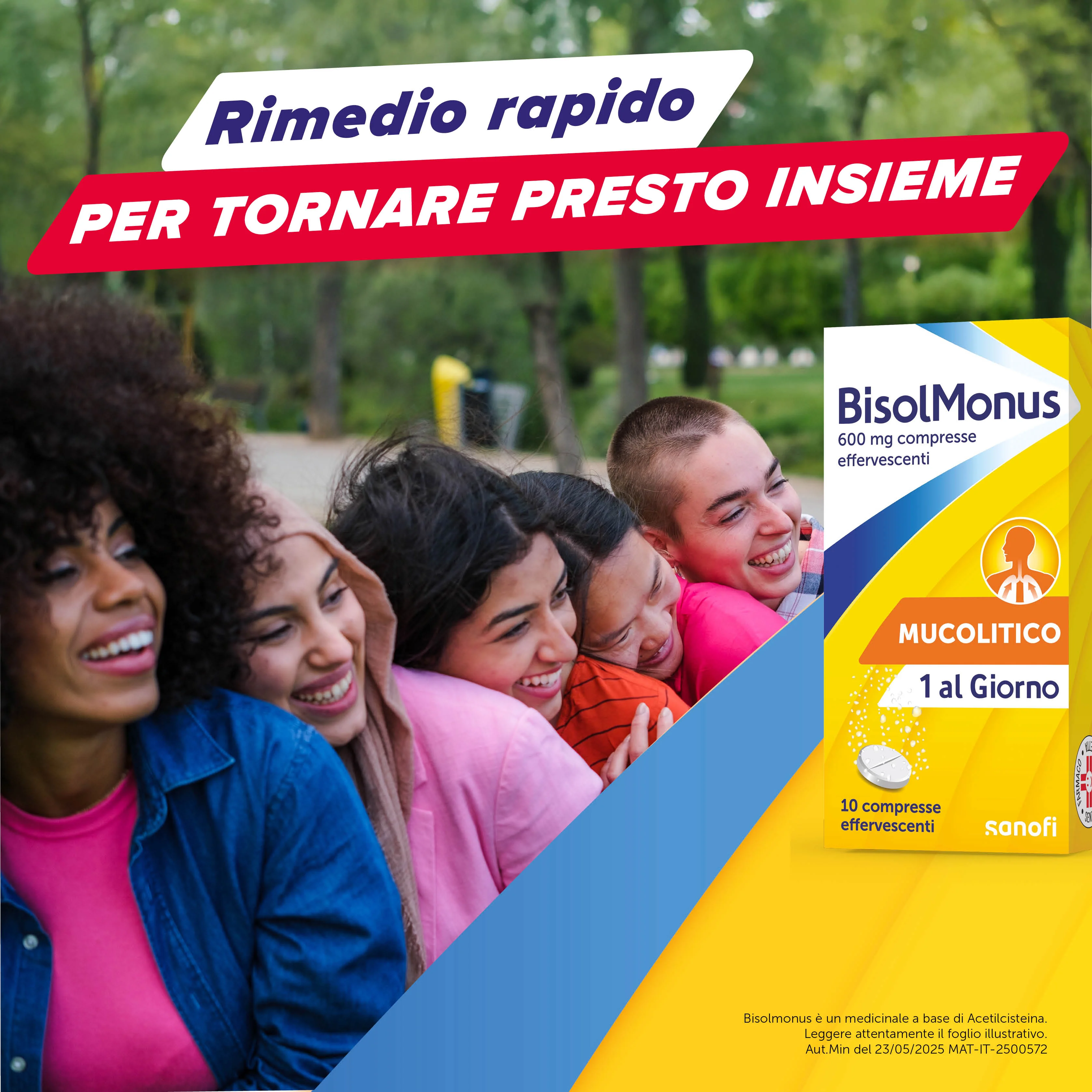 Bisolmonus 10 Compresse Effervescenti 600 Mg