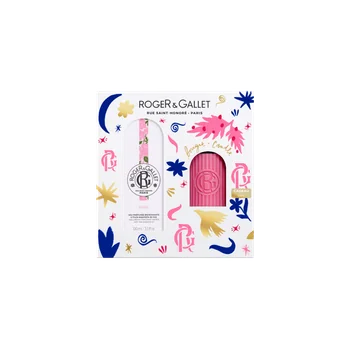 Roger & Gallet Set Noel Rose Acqua profumata + Candela