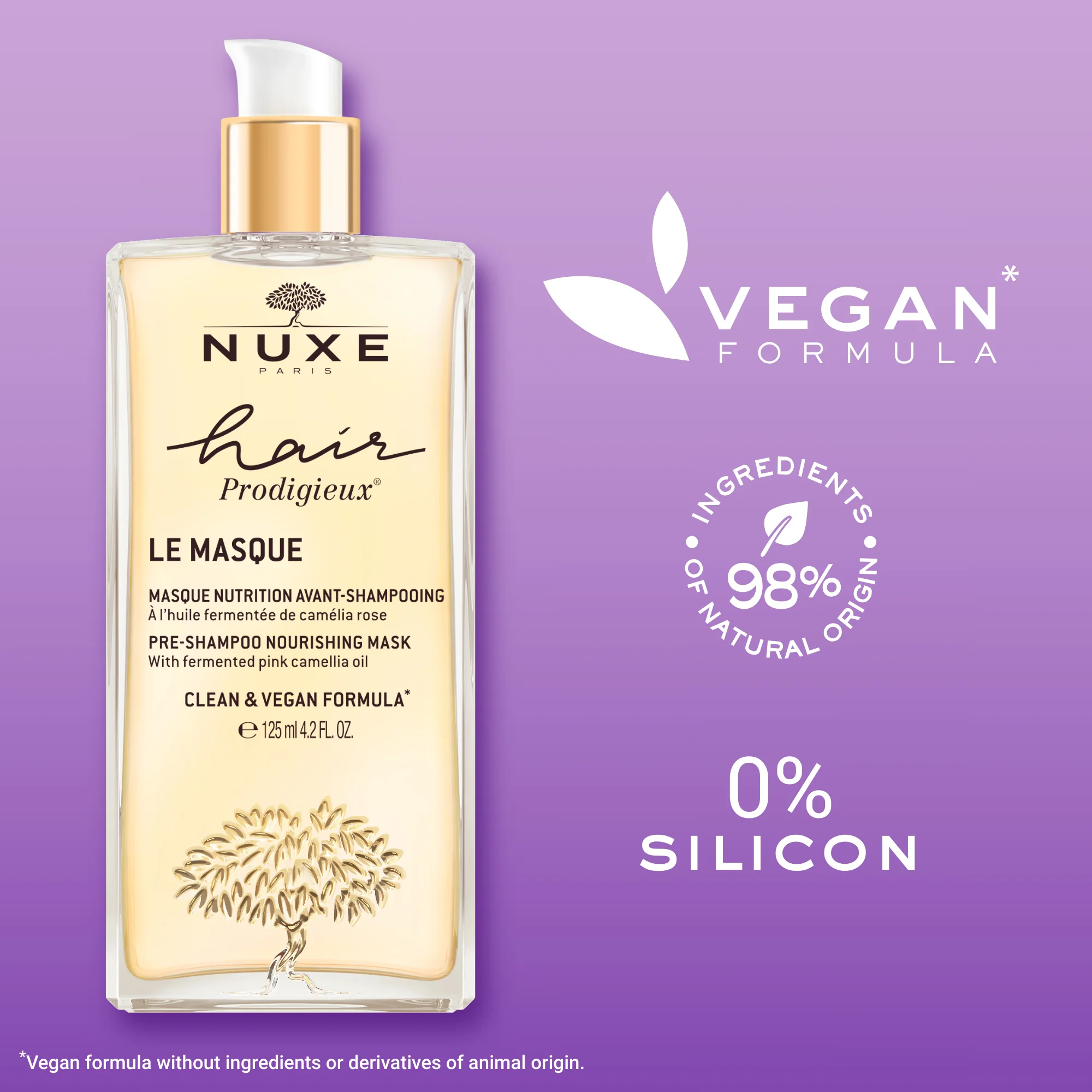 Nuxe Hair Prodigieux Maschera Nutriente Pre-Shampoo 125 ml Ripara la Fibra Capillare
