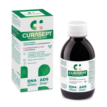 Curasept Collutorio ADS DNA Trattamento Astringente 200 ml Clorexidina 0.20 + Hamamelis