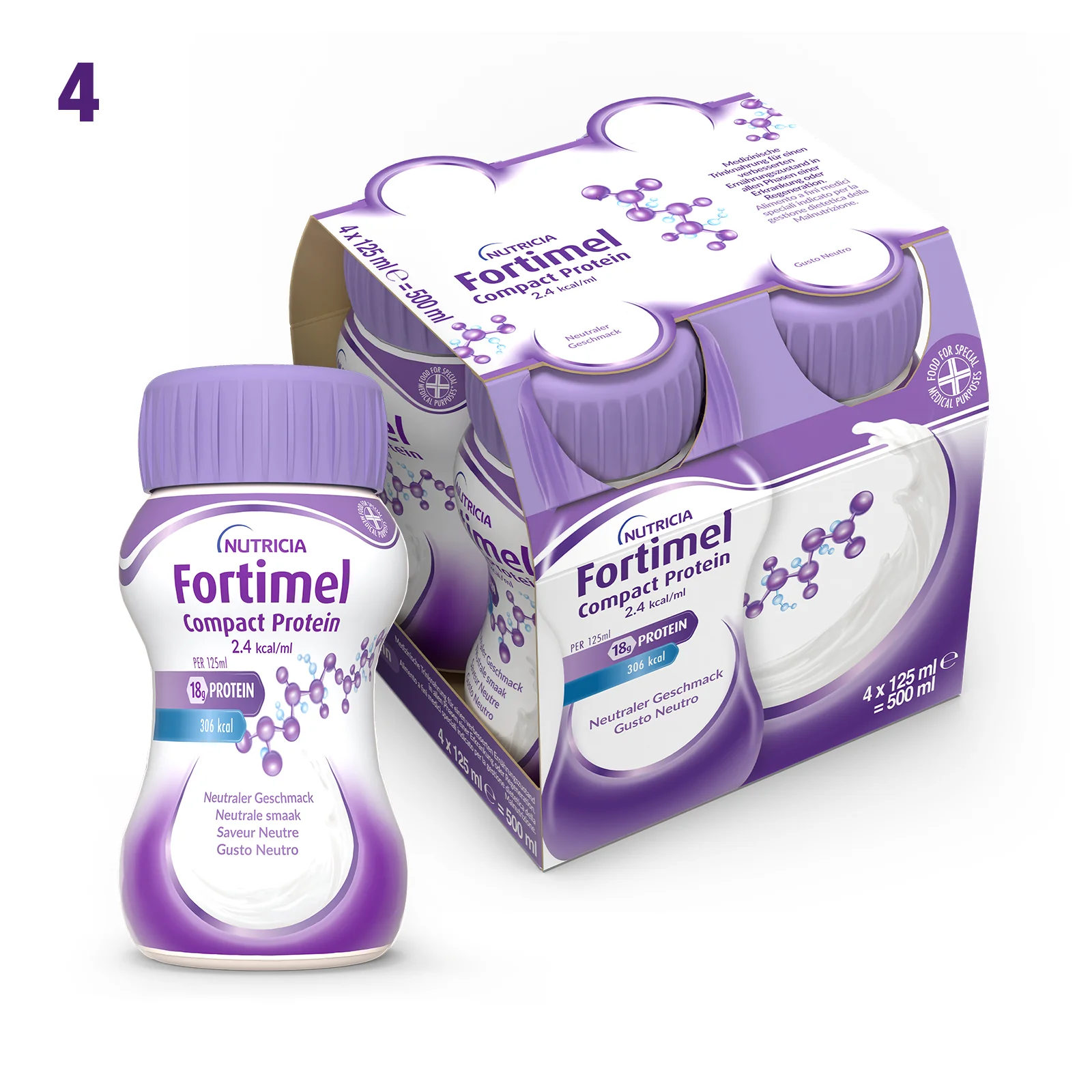 Fortimel Compact Pro Neu 4Bott